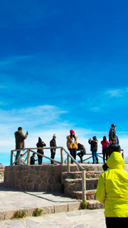 Patapampa volcanoes viewpoint