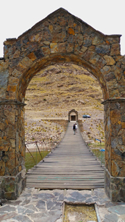 Suspension bridge in Sibayo