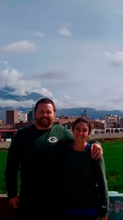 Viewpoint of volcanoes in Arequipa