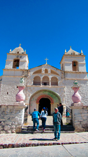 Iglesia colonial de Maca en el Colca